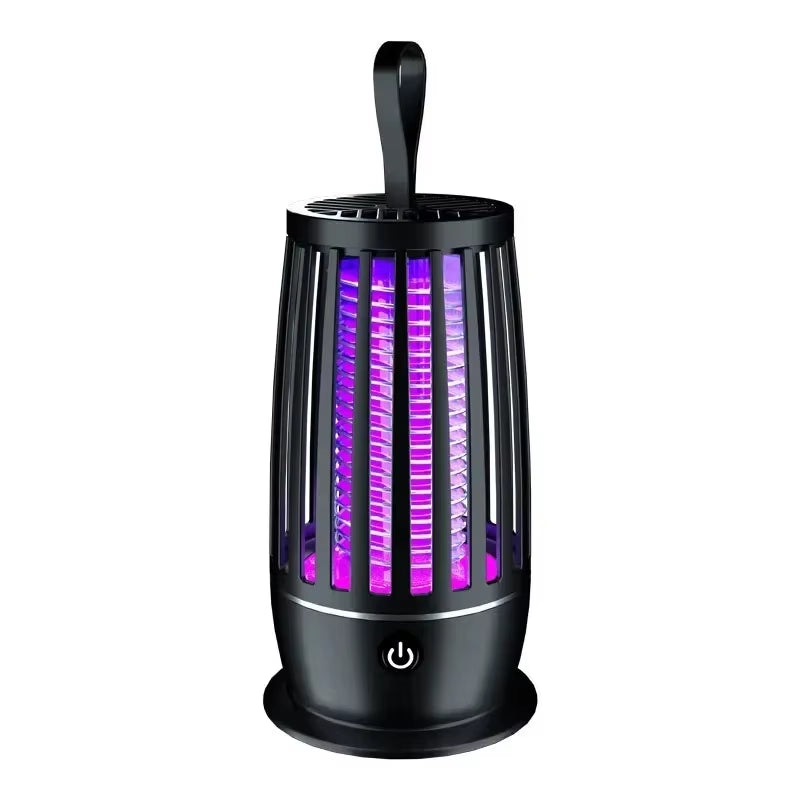 Silent USB Rechargeable Portable Electronic Mosquito Killer Lamp Insect Trap for Indoor Outdoor Home Bedroom Camping